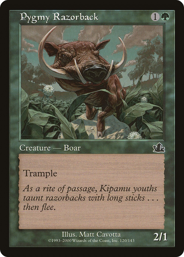 2000 Magic: The Gathering Prophecy 2000 Magic: The Gathering Prophecy #120 trading card