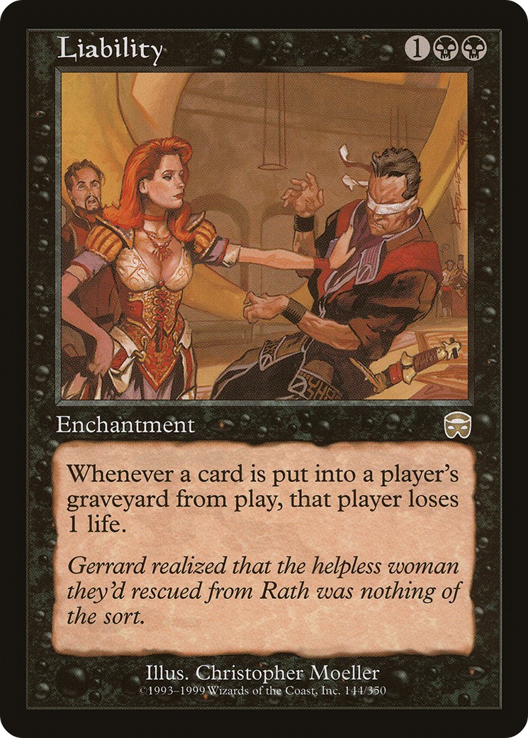 1999 Magic: The Gathering Mercadian Masques 1999 Magic: The Gathering Mercadian Masques #144 trading card
