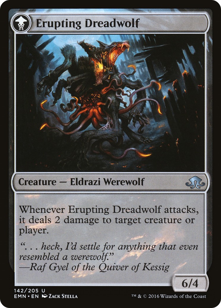 Smoldering Werewolf // Erupting Dreadwolf thumbnail 2