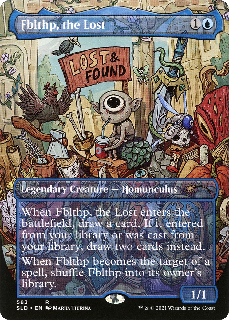 2021 Magic: The Gathering Secret Lair Drop 2021 Magic: The Gathering Secret Lair Drop #583 trading card