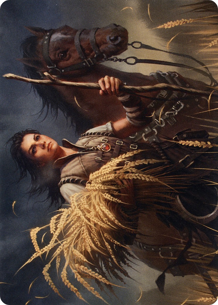 2021 Magic: The Gathering Midnight Hunt Art Series Ambitious Farmhand // Ambitious Farmhand #11 trading card