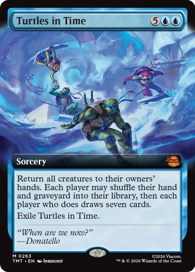 2026 Magic: The Gathering Teenage Mutant Ninja Turtles 2026 Magic: The Gathering Teenage Mutant Ninja Turtles #263 trading ca