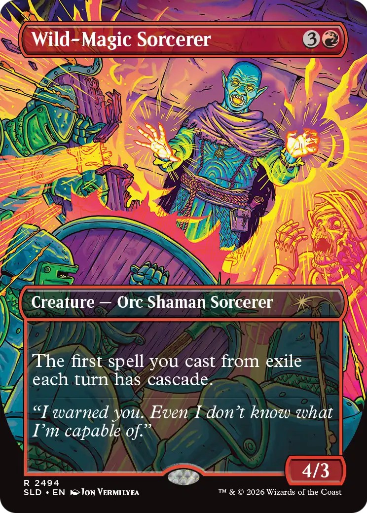 2026 Magic: The Gathering Secret Lair Drop 2026 Magic: The Gathering Secret Lair Drop #2494 trading card