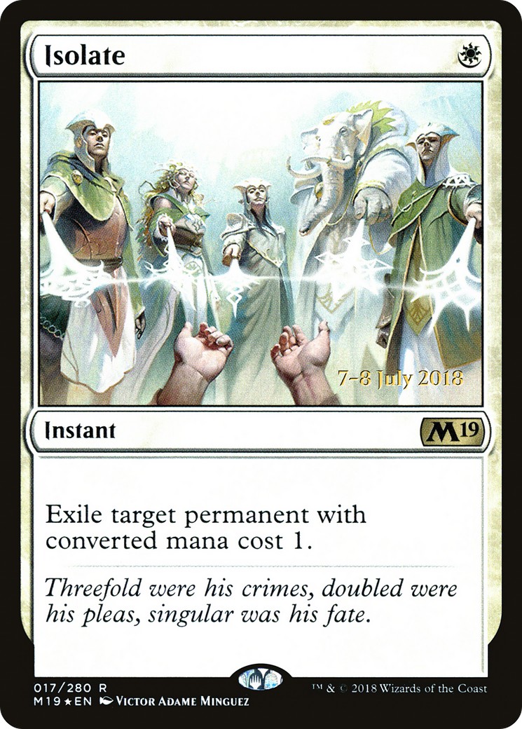 2018 Magic: The Gathering Core Set 2019 Promos 2018 Magic: The Gathering Core Set 2019 Promos #17s trading card