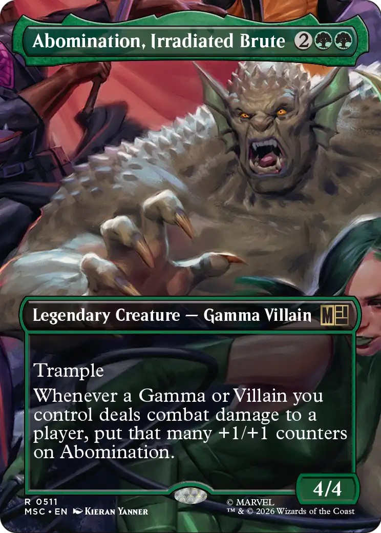 2026 Magic: The Gathering Marvel Super Heroes 2026 Magic: The Gathering Marvel Super Heroes #511 trading card