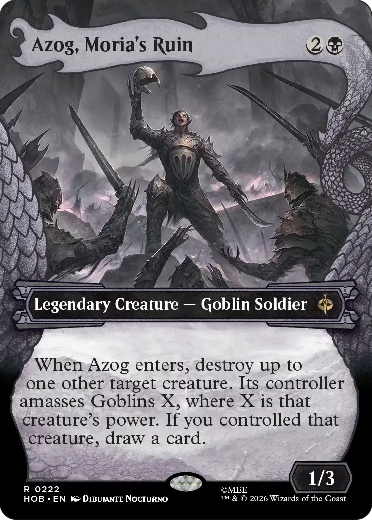 2026 Magic: The Gathering The Hobbit 2026 Magic: The Gathering The Hobbit #222 trading card
