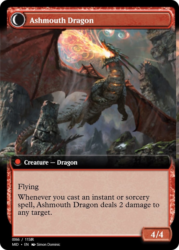 Smoldering Egg // Ashmouth Dragon thumbnail 2