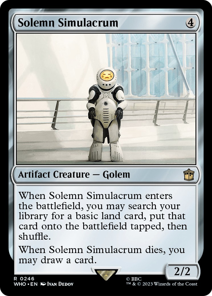 2023 Magic: The Gathering Doctor Who 2023 Magic: The Gathering Doctor Who #246 trading card