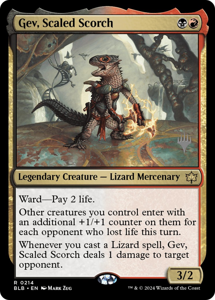 2024 Magic: The Gathering Bloomburrow Promos 2024 Magic: The Gathering Bloomburrow Promos #214p trading card