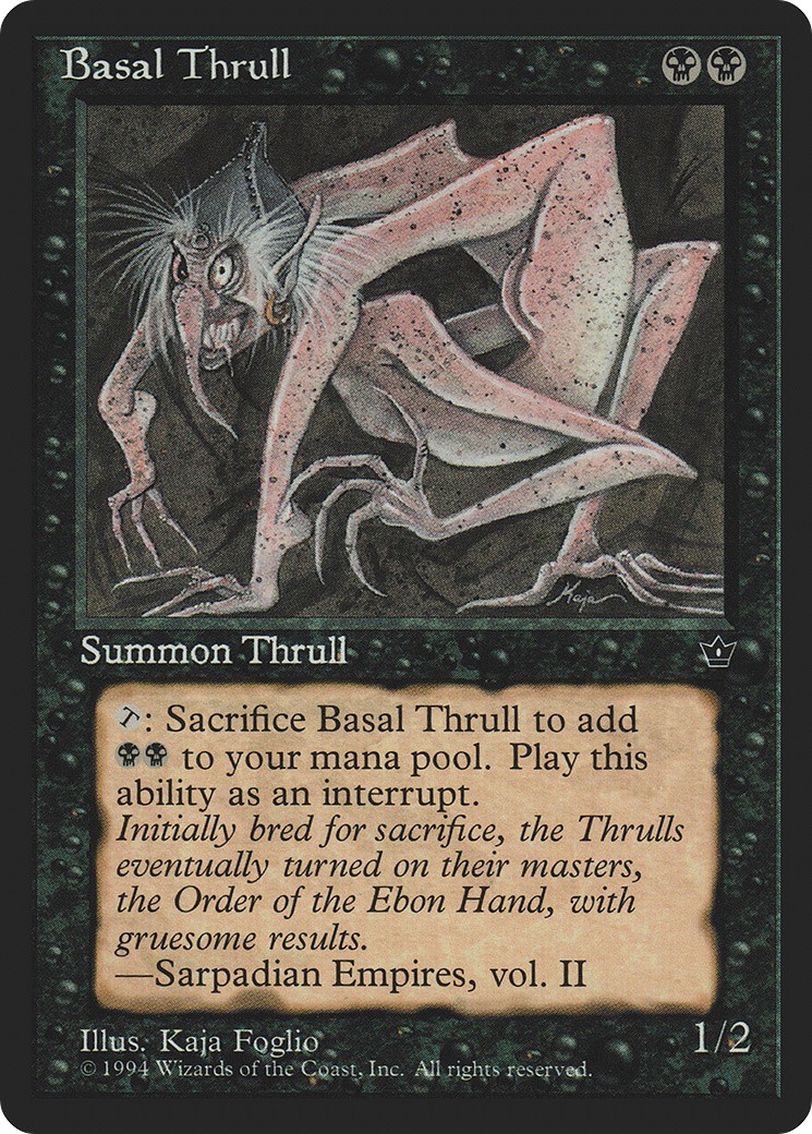 1994 Magic: The Gathering Fallen Empires 1994 Magic: The Gathering Fallen Empires #34a trading card
