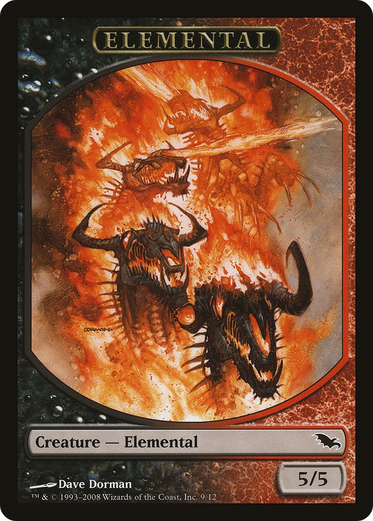 2008 Magic: The Gathering Shadowmoor Tokens 2008 Magic: The Gathering Shadowmoor Tokens #9 trading card
