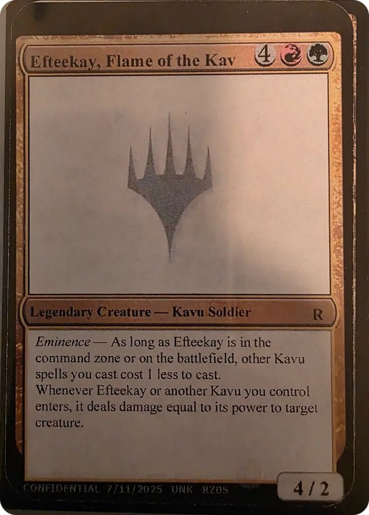 Efteekay, Flame of the Kav - Image 1