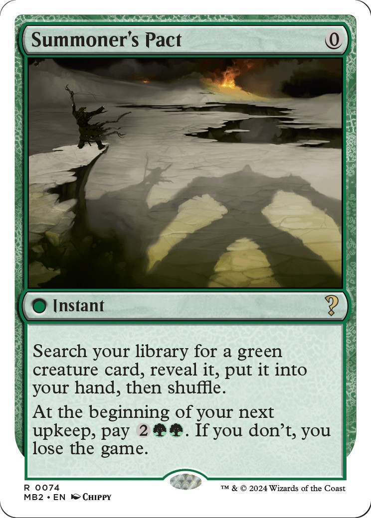 2024 Magic: The Gathering Mystery Booster 2 2024 Magic: The Gathering Mystery Booster 2 #74 trading card