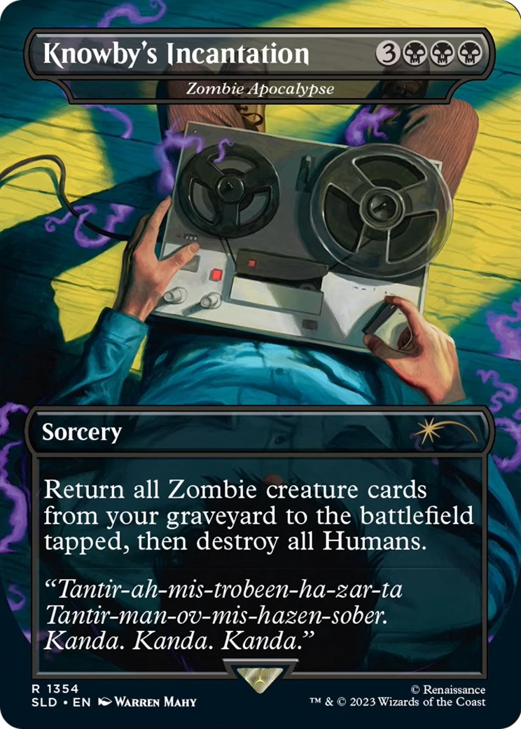 2023 Magic: The Gathering Secret Lair Drop 2023 Magic: The Gathering Secret Lair Drop #1354 trading card