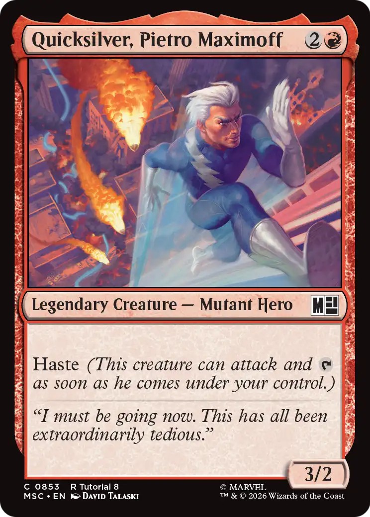 2026 Magic: The Gathering Marvel Super Heroes 2026 Magic: The Gathering Marvel Super Heroes #853 trading card