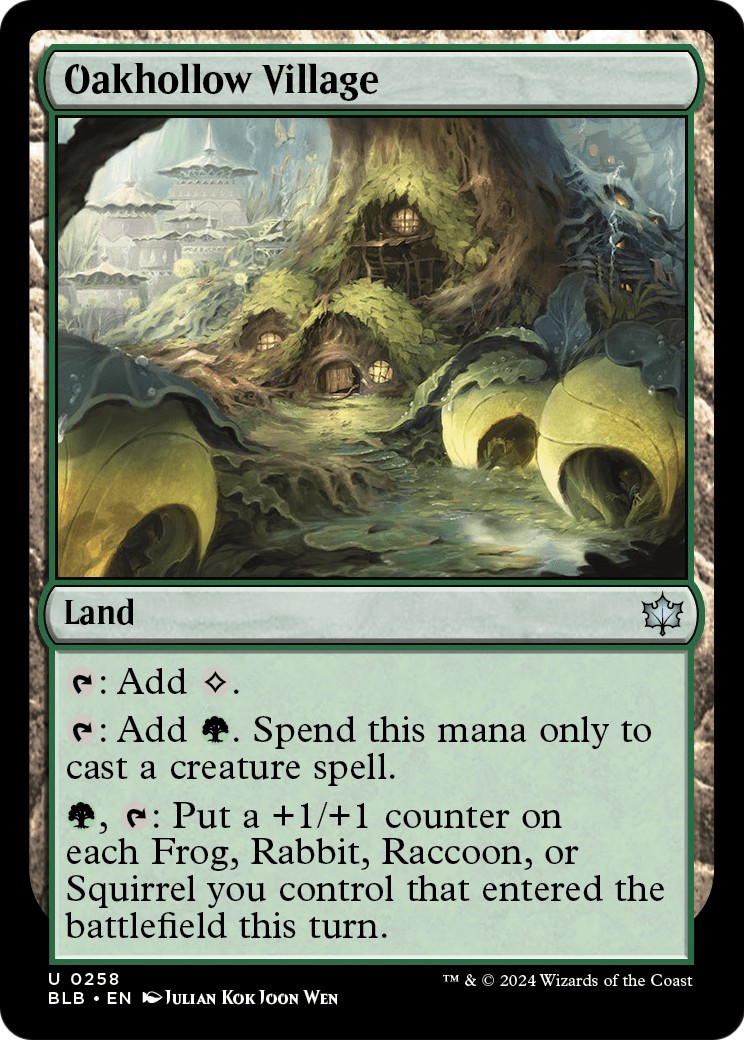 2024 Magic: The Gathering Bloomburrow 2024 Magic: The Gathering Bloomburrow #258 trading card