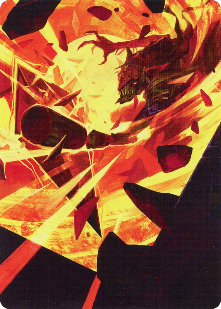2023 Magic: The Gathering March of the Machine Art Series 2023 Magic: The Gathering March of the Machine Art Series #75 tradi