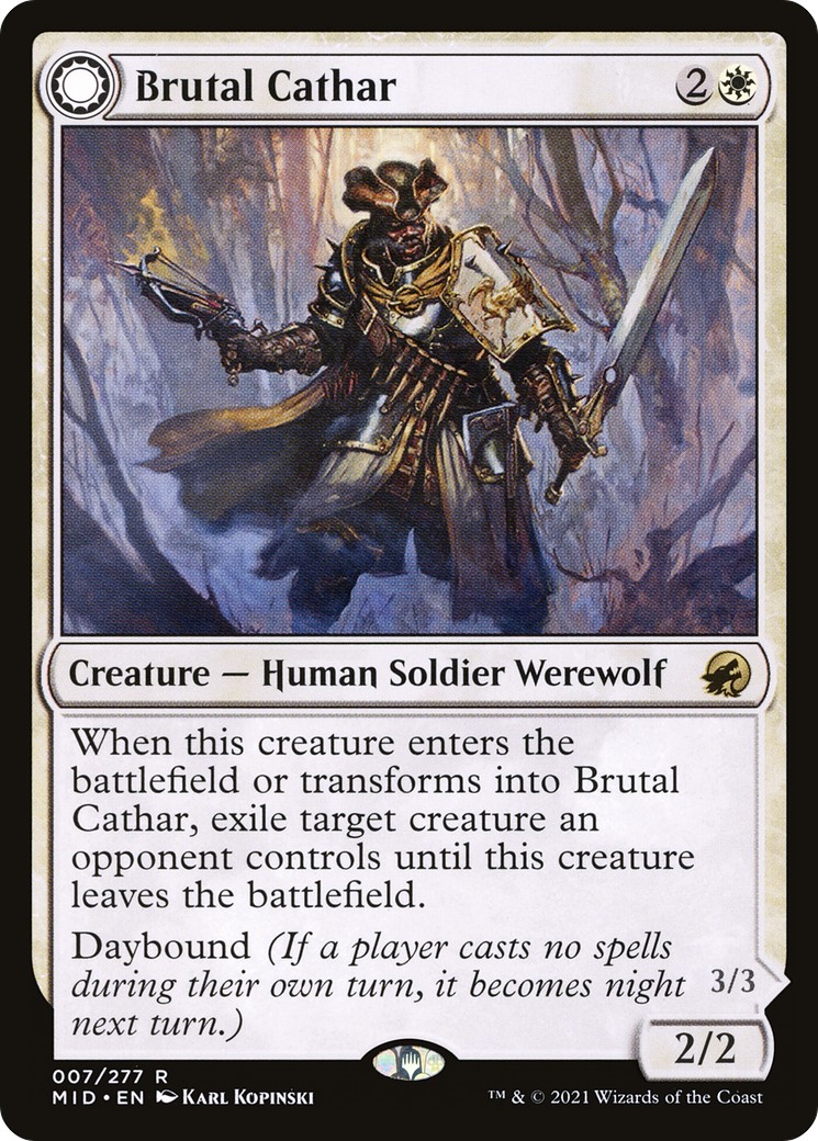 2021 Magic: The Gathering Innistrad: Midnight Hunt 2021 Magic: The Gathering Innistrad: Midnight Hunt #7 trading card