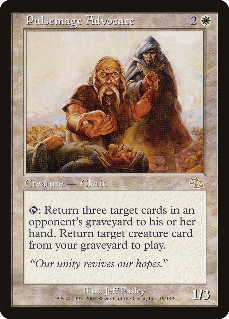 2002 Magic: The Gathering Judgment 2002 Magic: The Gathering Judgment #19 trading card
