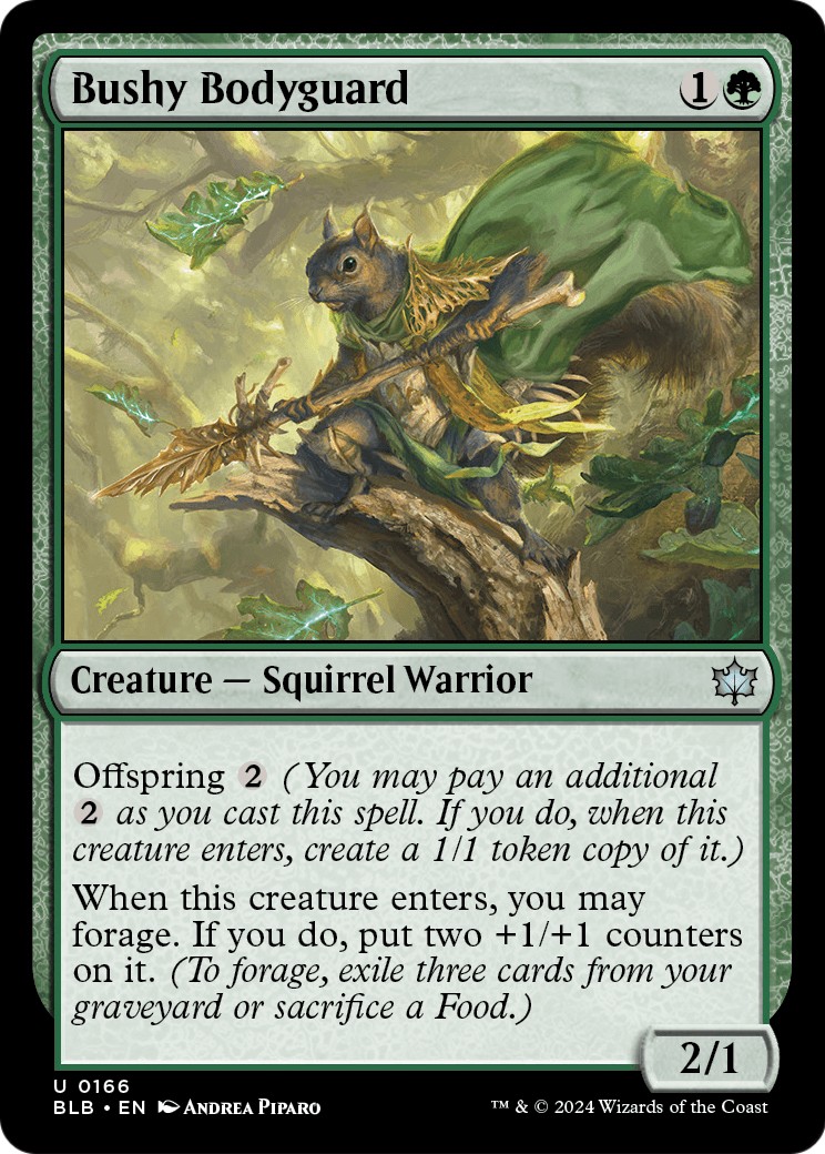 2024 Magic: The Gathering Bloomburrow 2024 Magic: The Gathering Bloomburrow #166 trading card