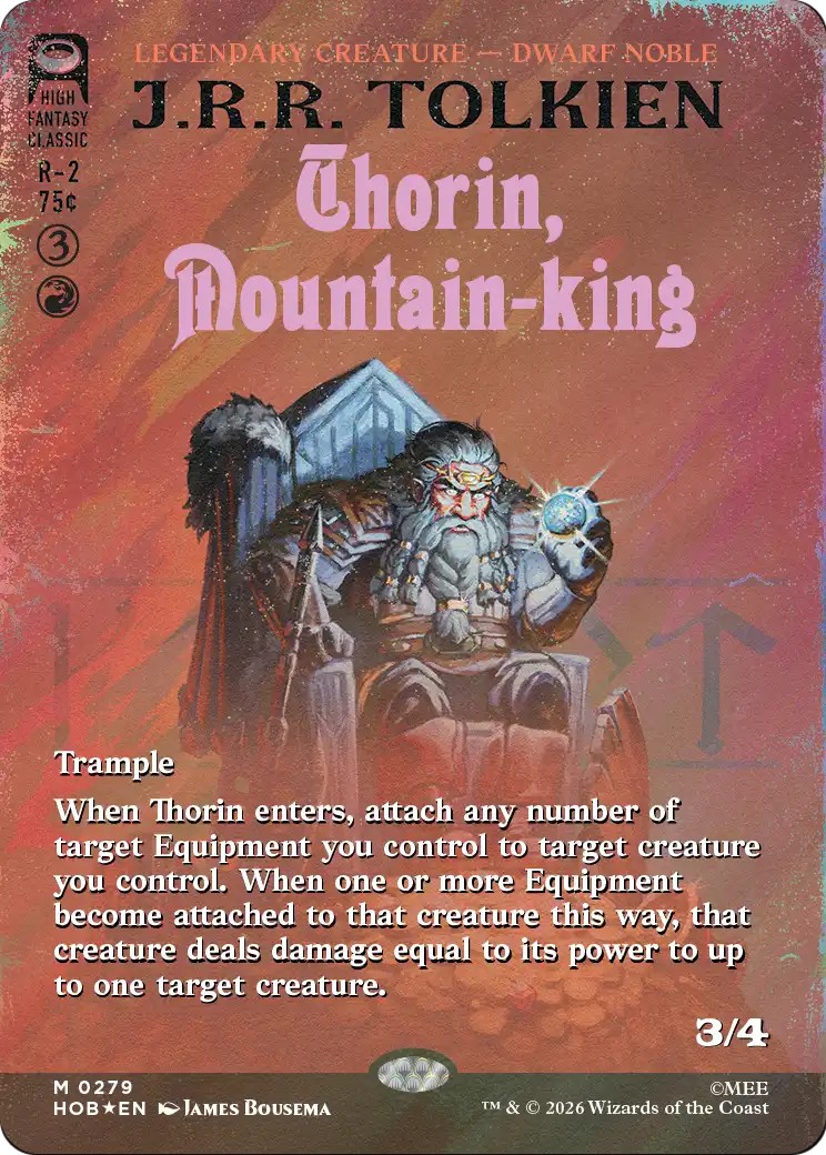 2026 Magic: The Gathering The Hobbit 2026 Magic: The Gathering The Hobbit #279 trading card