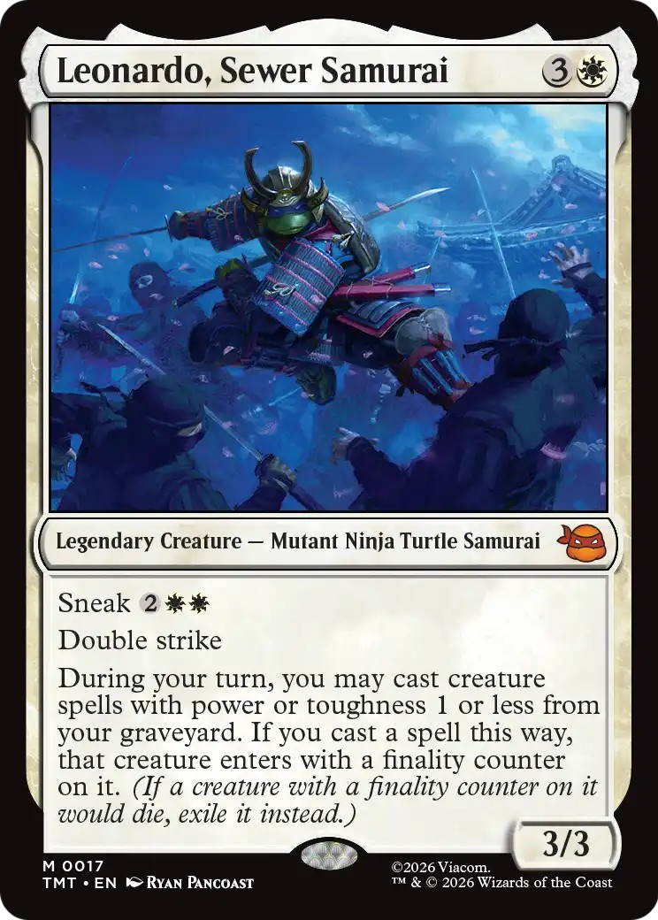 2026 Magic: The Gathering Teenage Mutant Ninja Turtles 2026 Magic: The Gathering Teenage Mutant Ninja Turtles #17 trading car