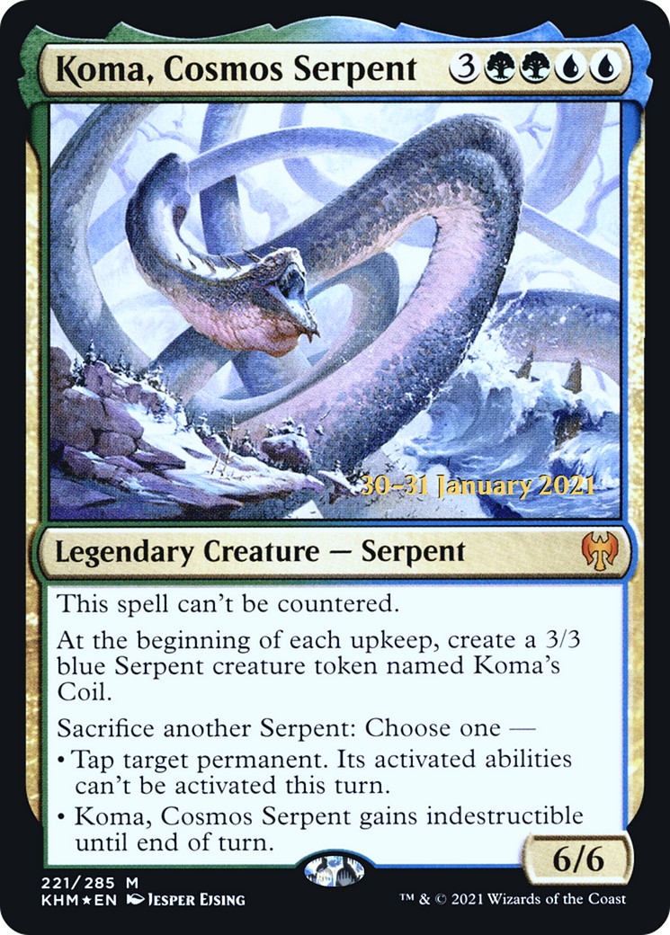 2021 Magic: The Gathering Kaldheim Promos 2021 Magic: The Gathering Kaldheim Promos #221s trading card