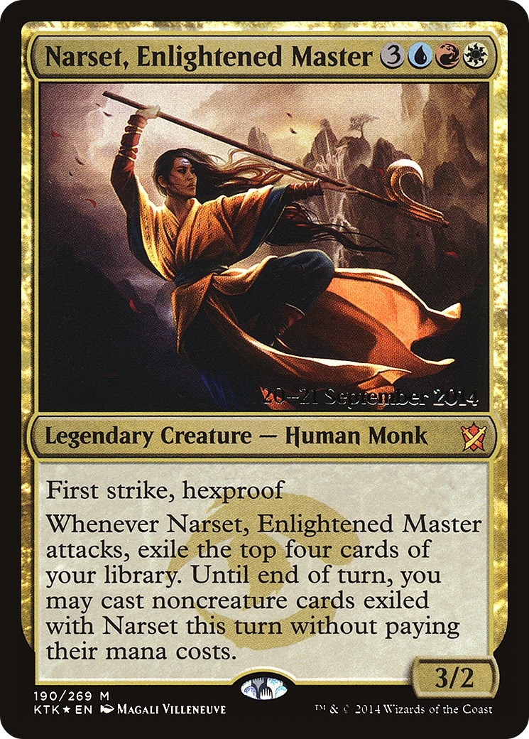 2014 Magic: The Gathering Khans of Tarkir Promos 2014 Magic: The Gathering Khans of Tarkir Promos #190s trading card