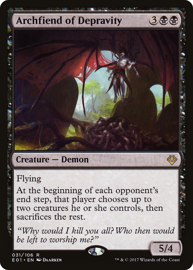 2017 Magic: The Gathering Archenemy: Nicol Bolas 2017 Magic: The Gathering Archenemy: Nicol Bolas #31 trading card