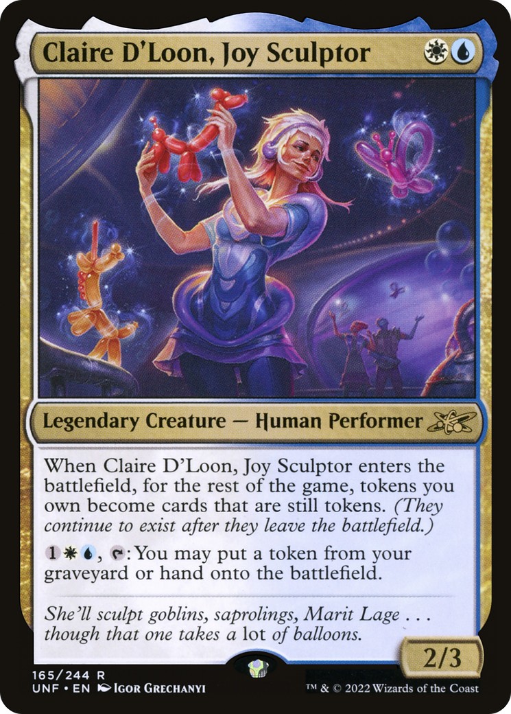 2022 Magic: The Gathering Unfinity 2022 Magic: The Gathering Unfinity #165 trading card