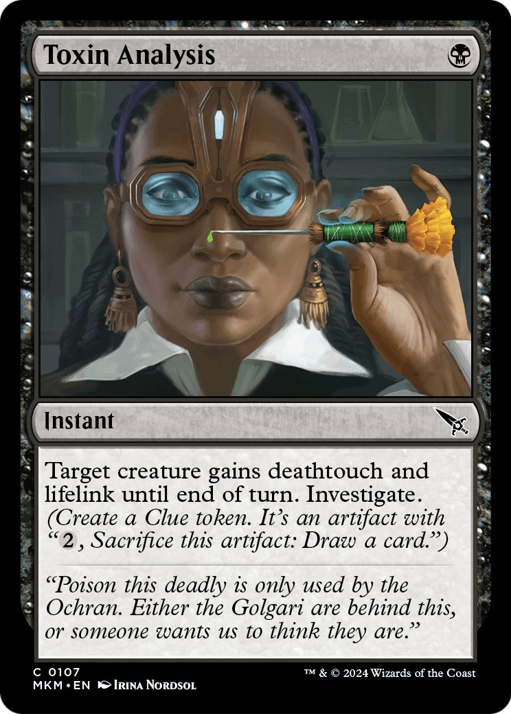 2024 Magic: The Gathering Murders at Karlov Manor 2024 Magic: The Gathering Murders at Karlov Manor #107 trading card