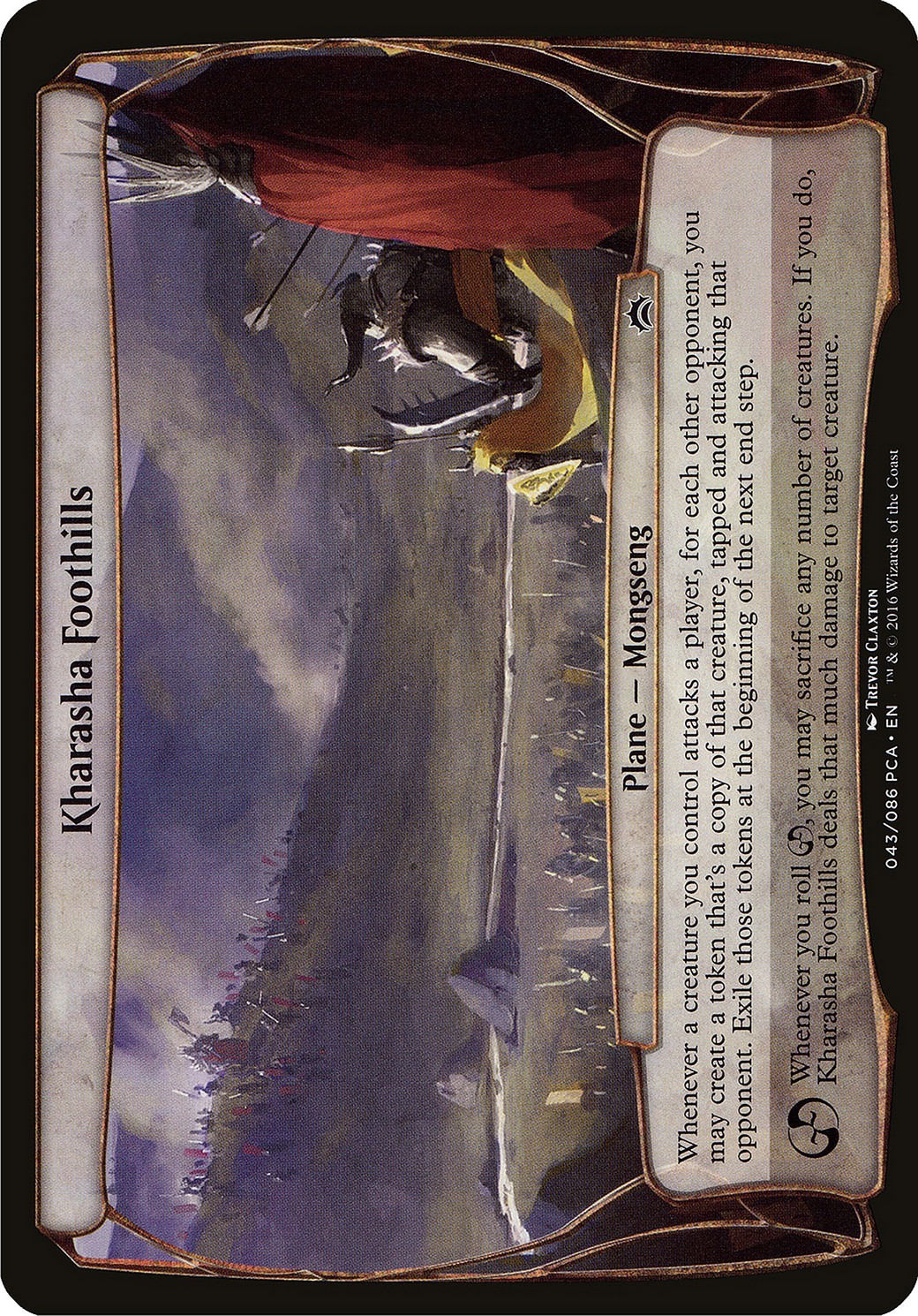 2016 Magic: The Gathering Planechase Anthology Planes 2016 Magic: The Gathering Planechase Anthology Planes #43 trading card