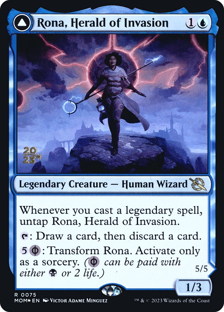 Rona, Herald of Invasion // Rona, Tolarian Obliterator - Image 1