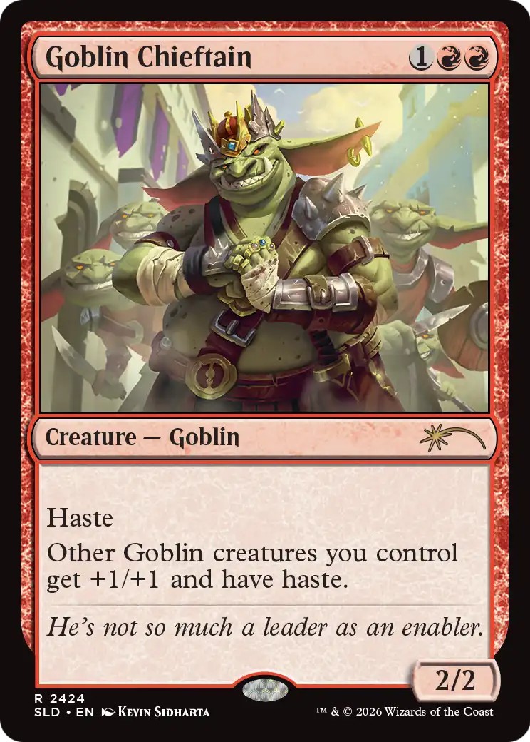 2026 Magic: The Gathering Secret Lair Drop 2026 Magic: The Gathering Secret Lair Drop #2424 trading card