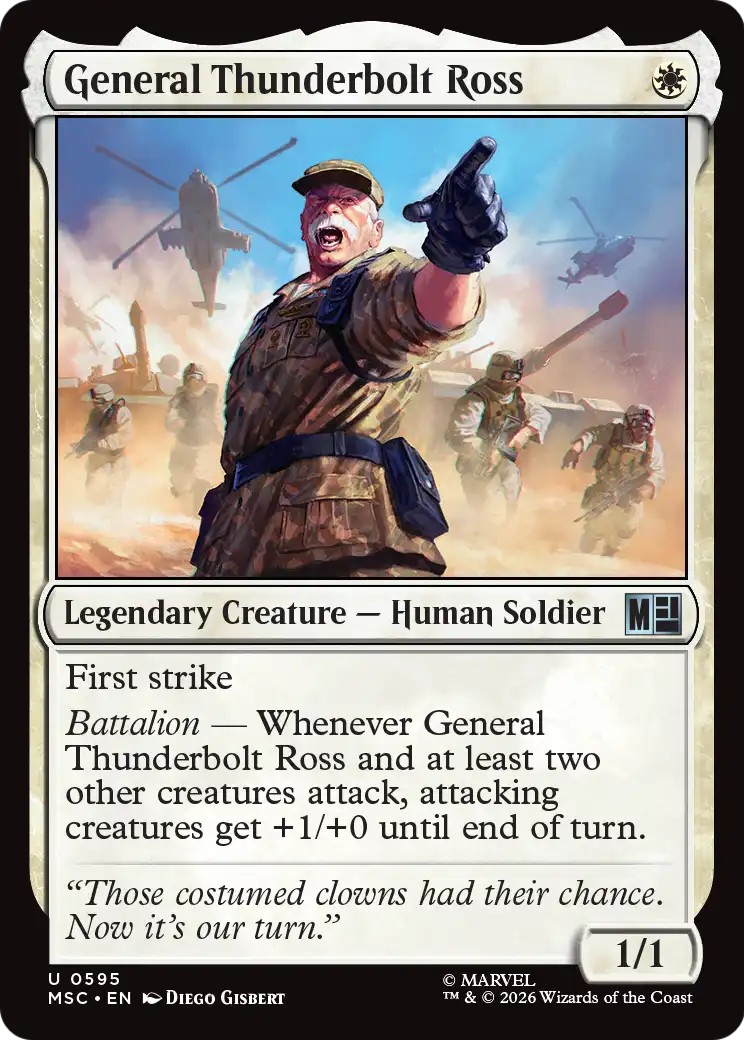 2026 Magic: The Gathering Marvel Super Heroes 2026 Magic: The Gathering Marvel Super Heroes #595 trading card