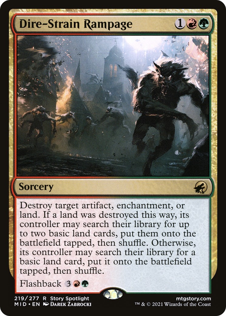2021 Magic: The Gathering Innistrad: Midnight Hunt 2021 Magic: The Gathering Innistrad: Midnight Hunt #219 trading card