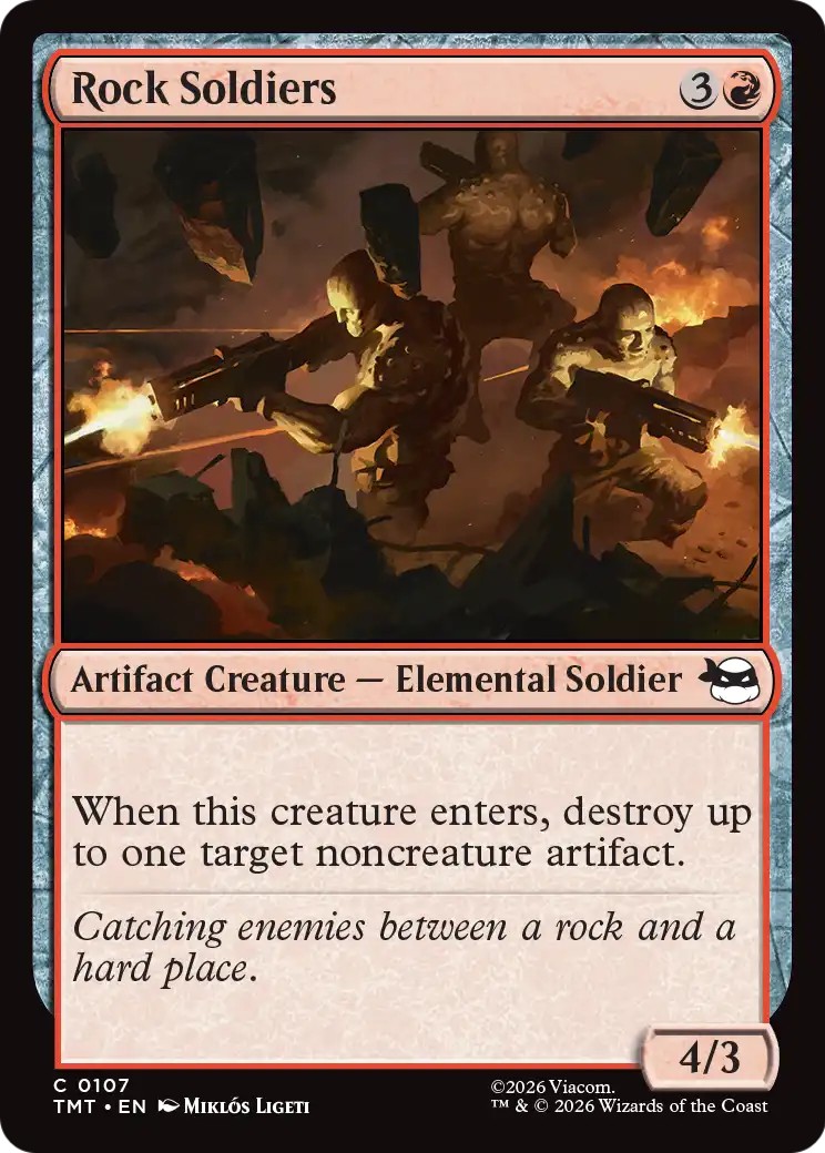 2026 Magic: The Gathering Teenage Mutant Ninja Turtles 2026 Magic: The Gathering Teenage Mutant Ninja Turtles #107 trading ca