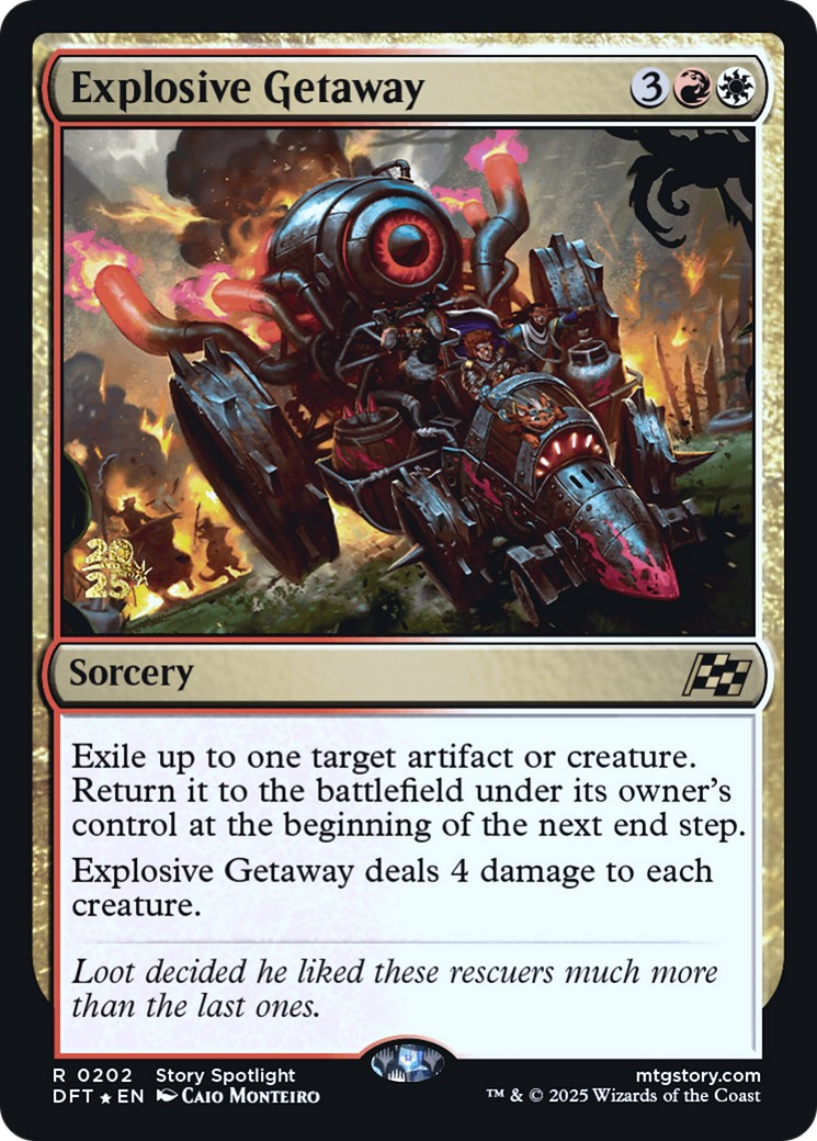 2025 Magic: The Gathering Aetherdrift Promos 2025 Magic: The Gathering Aetherdrift Promos #202s trading card