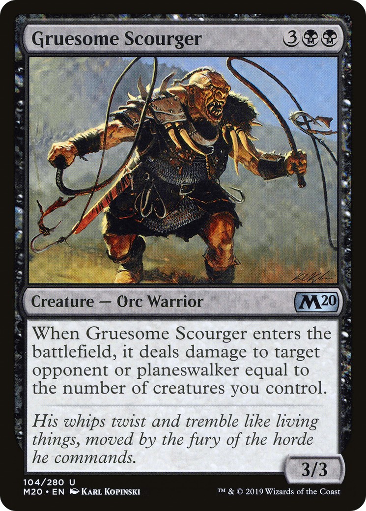 2019 Magic: The Gathering Core Set 2019 Magic: The Gathering Core Set #104 trading card