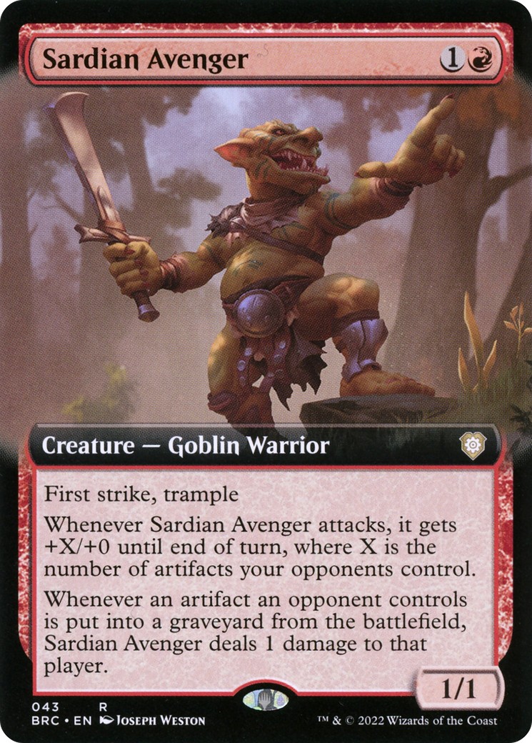 2022 Magic: The Gathering The Brothers' War 2022 Magic: The Gathering The Brothers' War #43 trading card