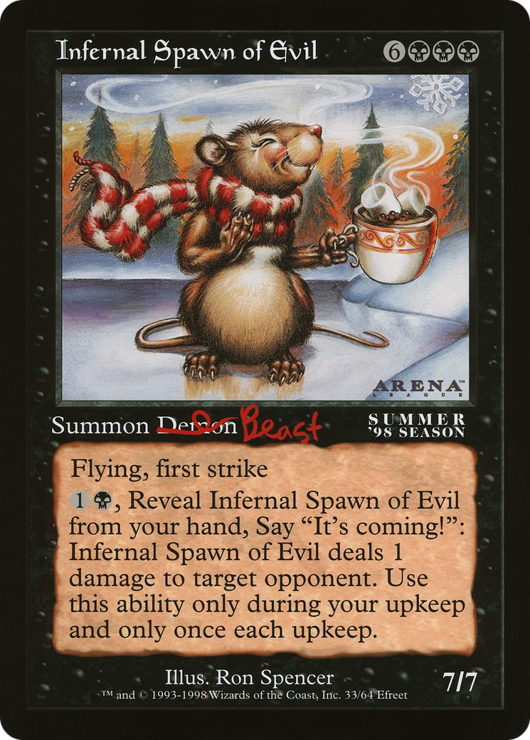 1998 Magic: The Gathering Oversized League Prizes 1998 Magic: The Gathering Oversized League Prizes #51 trading card
