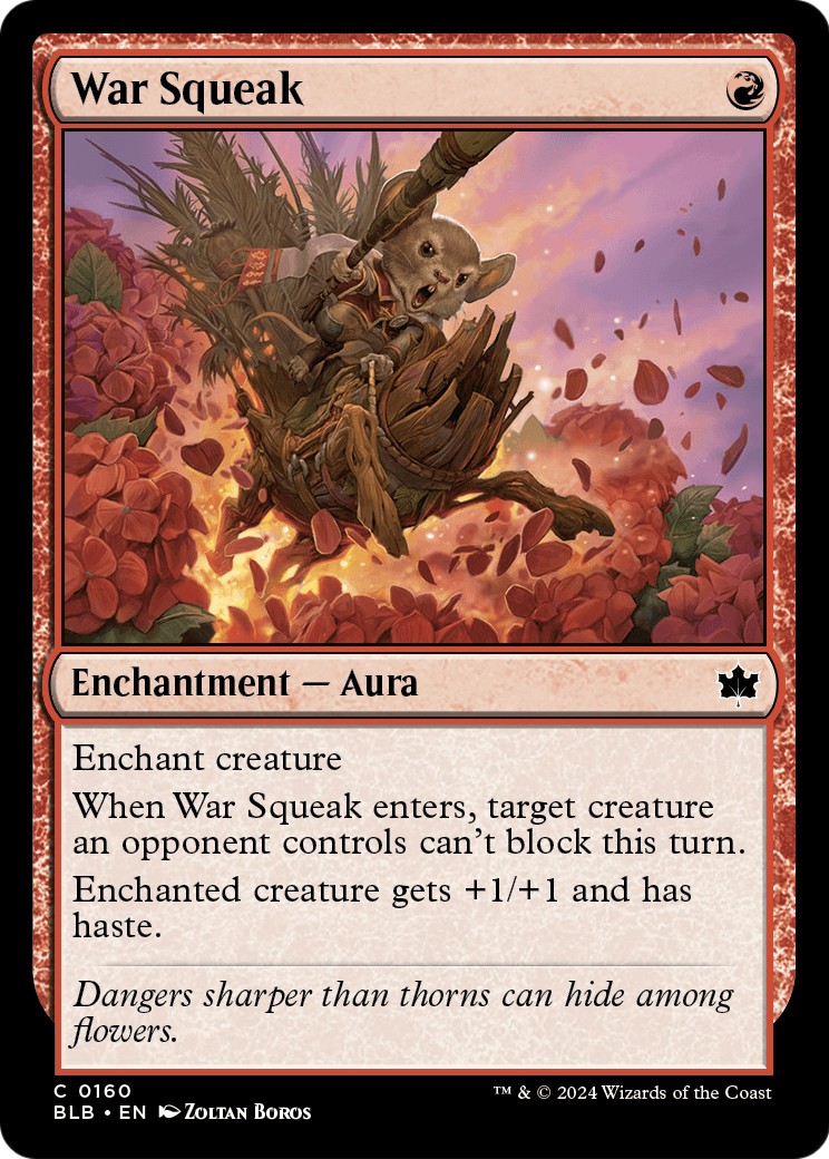 2024 Magic: The Gathering Bloomburrow 2024 Magic: The Gathering Bloomburrow #160 trading card