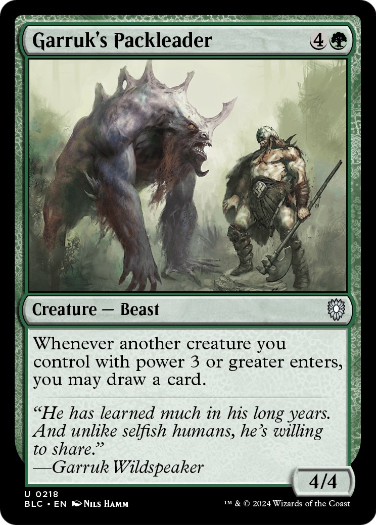 2024 Magic: The Gathering Bloomburrow 2024 Magic: The Gathering Bloomburrow #218 trading card