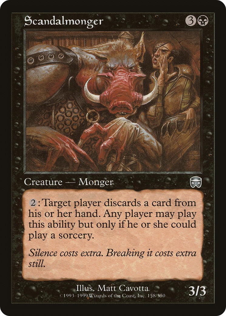 1999 Magic: The Gathering Mercadian Masques 1999 Magic: The Gathering Mercadian Masques #158 trading card