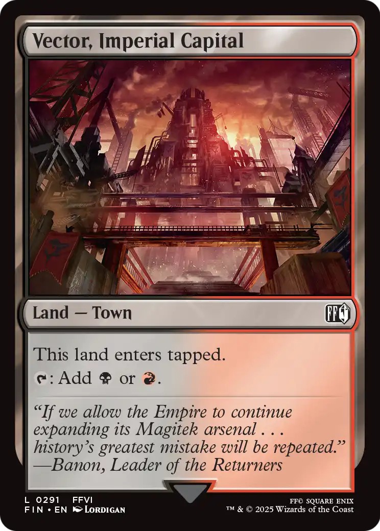 2025 Magic: The Gathering Final Fantasy 2025 Magic: The Gathering Final Fantasy #291 trading card