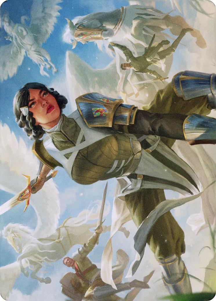 2022 Magic: The Gathering Dominaria United Art Series Resolute Reinforcements // Resolute Reinforcements #13 trading card