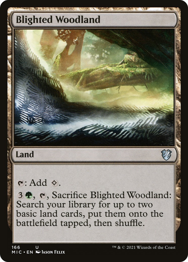 2021 Magic: The Gathering Midnight Hunt 2021 Magic: The Gathering Midnight Hunt #166 trading card