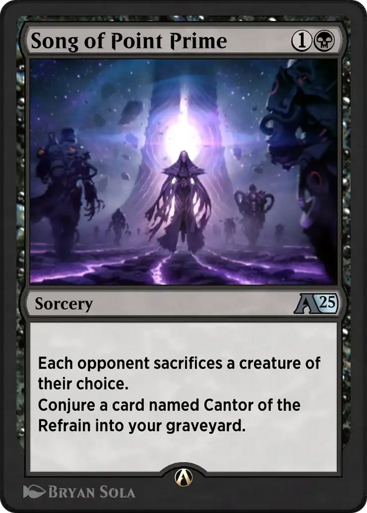2025 Magic: The Gathering Alchemy: Edge of Eternities Song of Point Prime #12 trading card