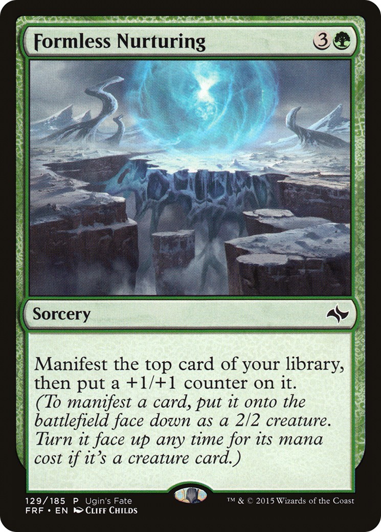 2015 Magic: The Gathering Ugin's Fate Formless Nurturing #129 trading card