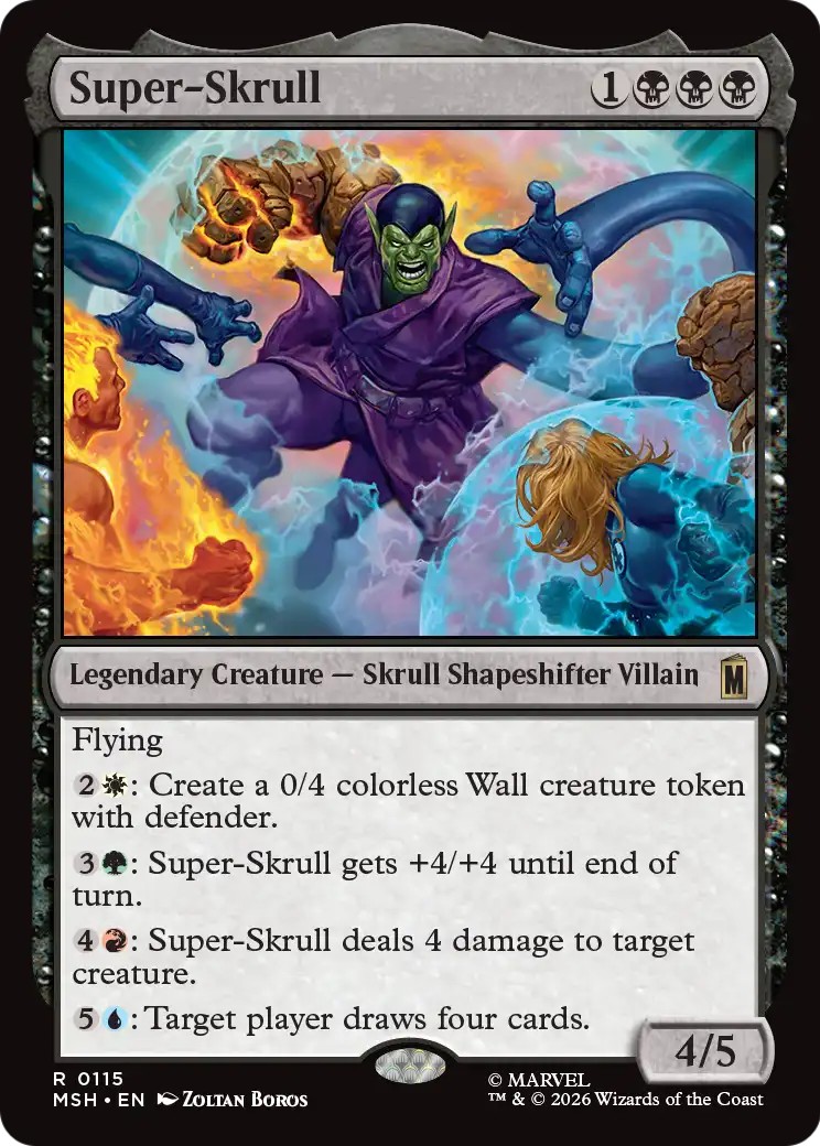 2026 Magic: The Gathering Marvel Super Heroes 2026 Magic: The Gathering Marvel Super Heroes #115 trading card